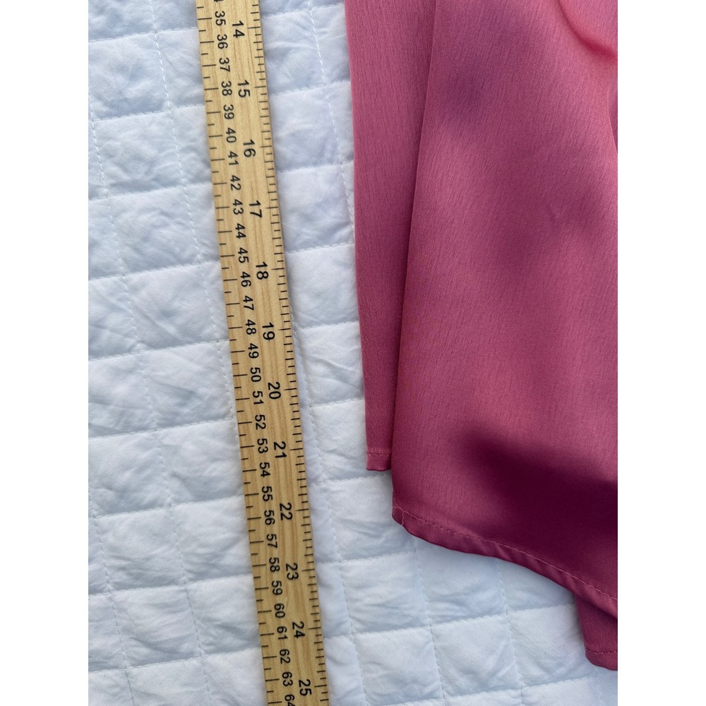 Lulus Pink Satin Off Shoulder Draped Mini Dress D17130 Cocktail Party XS NEW - Picture 8 of 11